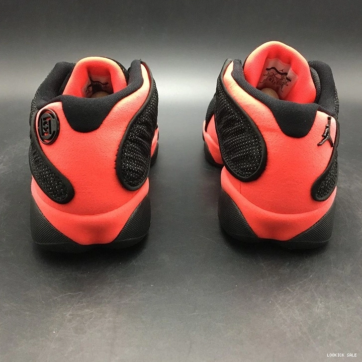 Rep AT3102-006 Red  Black Clot Jordan Low Retro 13  0514
